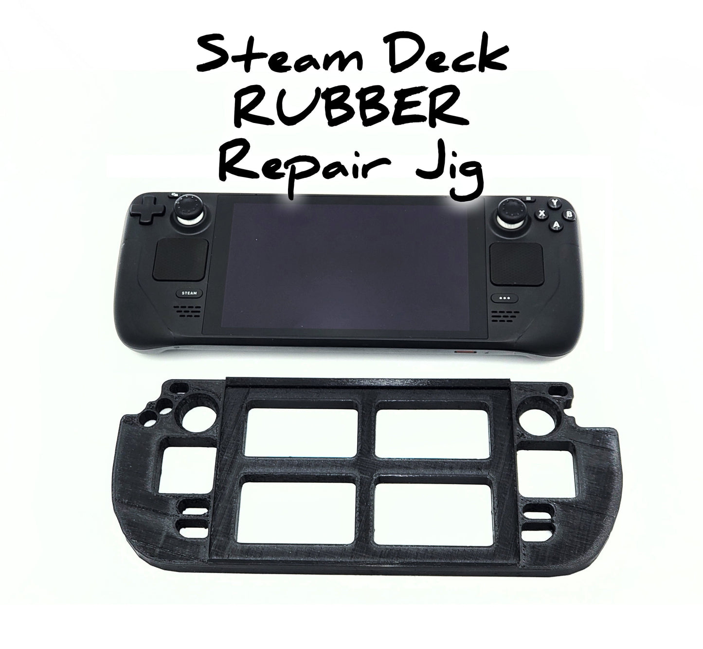 Valve Steam Deck RUBBER Repair Jig - Won't scratch your Deck - LIFETIME Warranty!