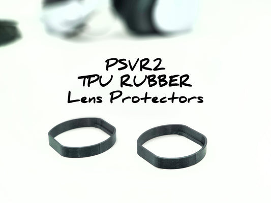 PSVR2 Lens Protectors, Made from TPU Rubber - Won't Scratch Your Glasses or Glasses Coatings!