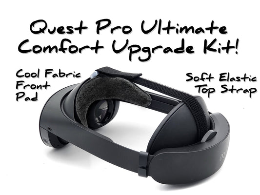 Meta Quest Pro Comfort Kit (with optional audio boosters)
