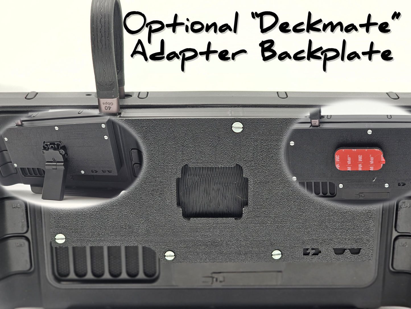 Steam Deck Redmagic Adapter Mount - Options For Multiple Cases