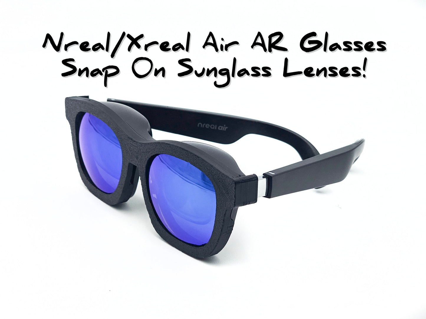 Gafas Xreal AR Air, Air 2 y Air 2 pro que se ajustan a las gafas de sol (con o sin lentes)