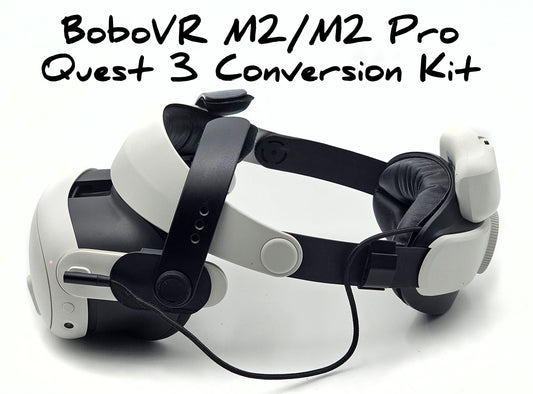 Quest 3 BoboVR M2/M2 Pro Conversion kit - use your old BoboVR M2 Halo Strap on your Quest 3!