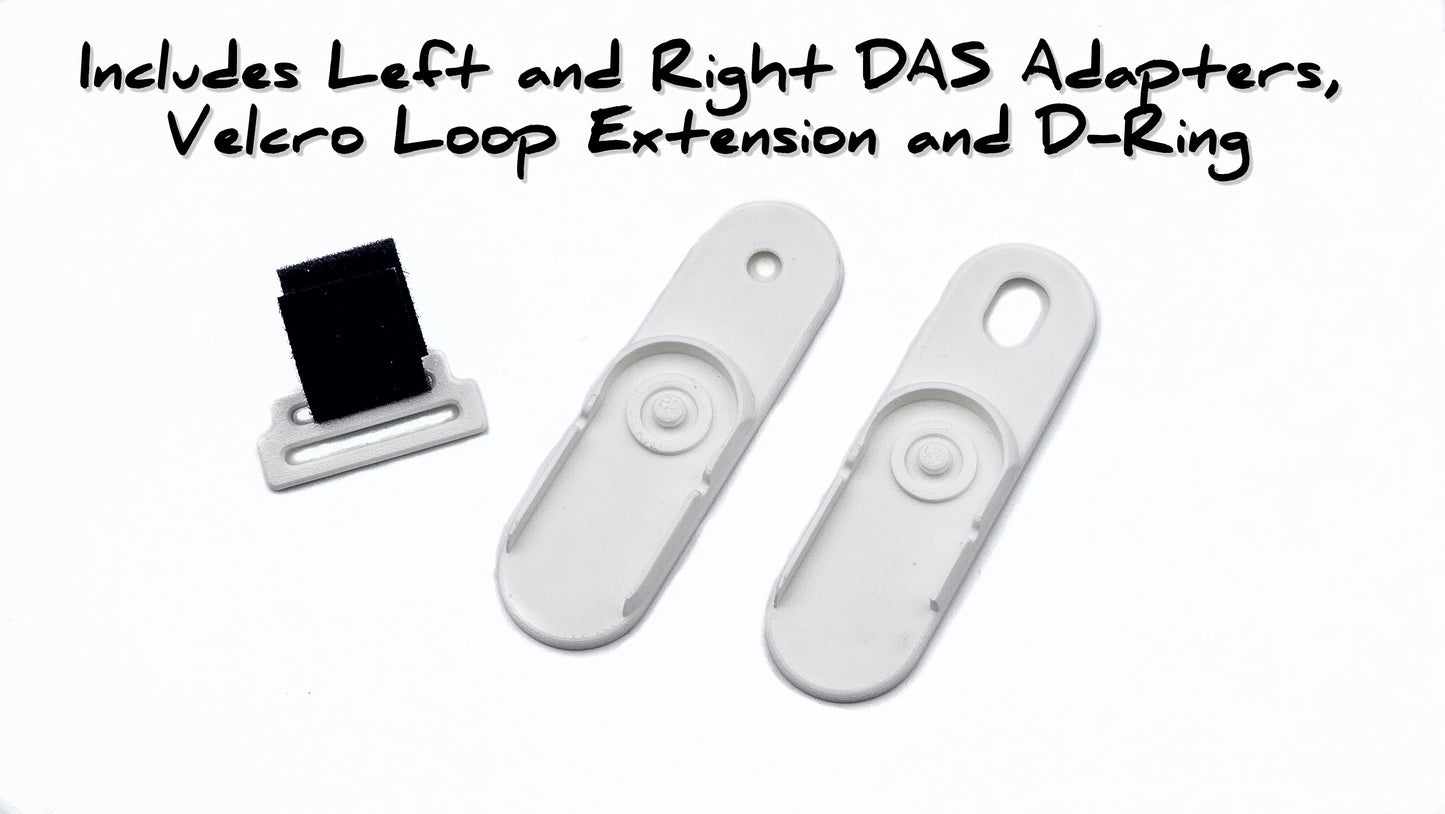 Juego de adaptadores Meta Quest 3 DAS (HTC Vive Deluxe Audio Strap): perfil ULTRA bajo y el diseño más liviano disponible