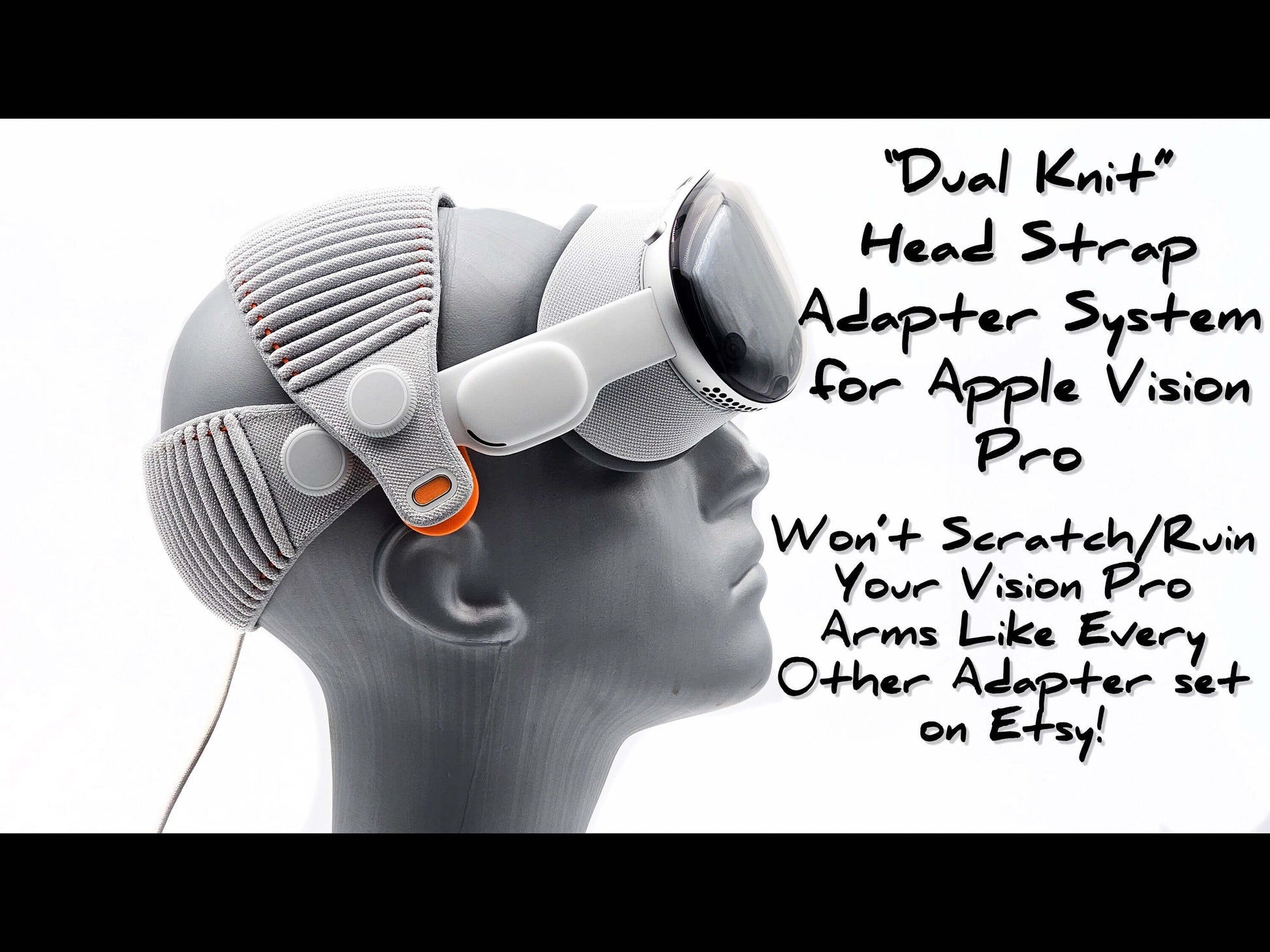 Apple Vision Pro Dual Knit headband Adapter